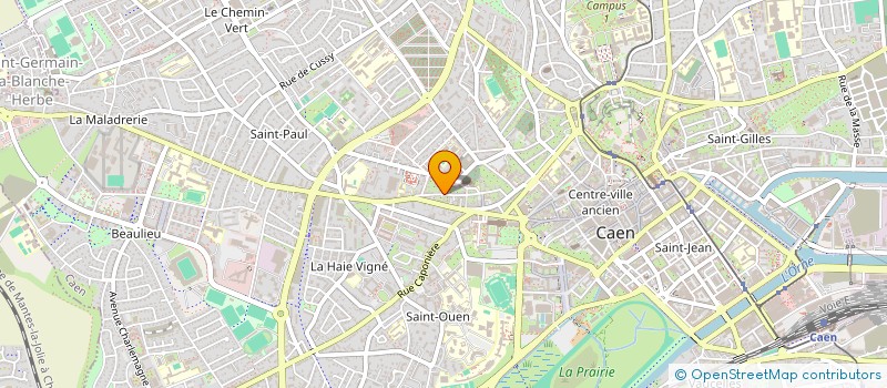 localisation de l'entreprise COLIN MASSIN à CAEN