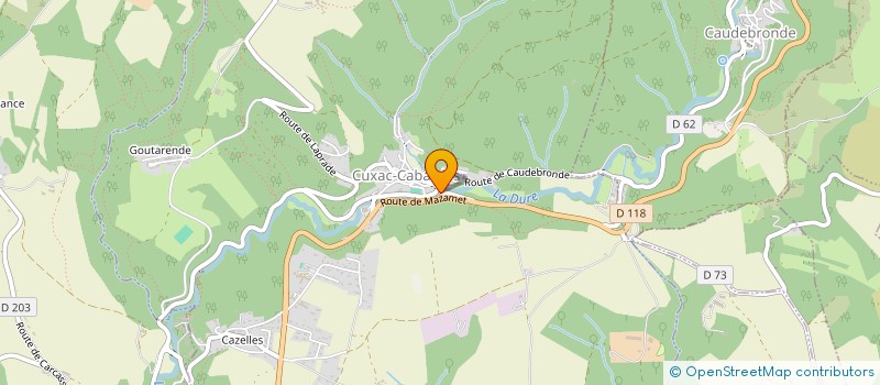 localisation de l'entreprise COLIN MOULARD  BROUSSES ET VILLARET