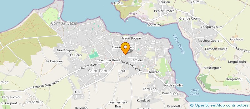 localisation de l'entreprise COLIN PEINTURE  SAINT-PABU