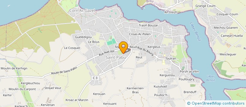 localisation de l'entreprise COLIN PHILIPPE  SAINT-PABU