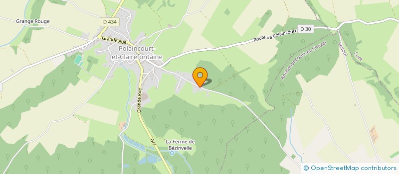 localisation de l'entreprise COLIN PHILIPPE  POLAINCOURT-ET-CLAIREFONTAINE