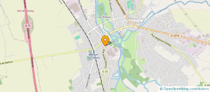 localisation de l'entreprise COLIN ROBERT ET COLIN MICHEL  MEHUN-SUR-YEVRE