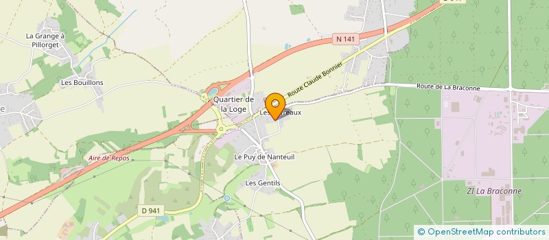 localisation de l'entreprise COLIN'S COFFEE  MORNAC