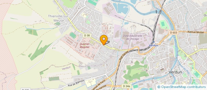 localisation de l'entreprise COLIN SOPHIE  THIERVILLE-SUR-MEUSE