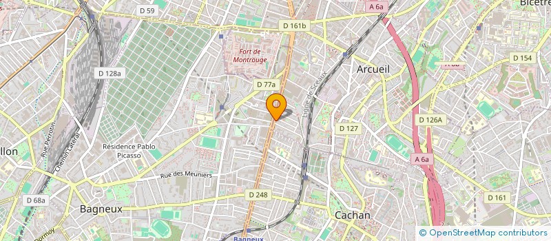 localisation de l'entreprise COLIN TEAM TOY  ARCUEIL