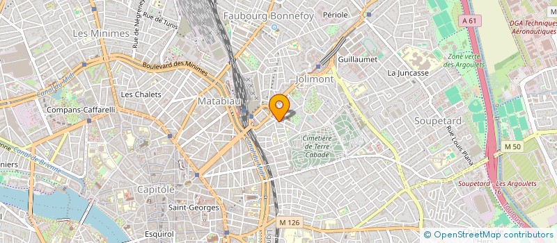 localisation de l'entreprise COLINA  TOULOUSE