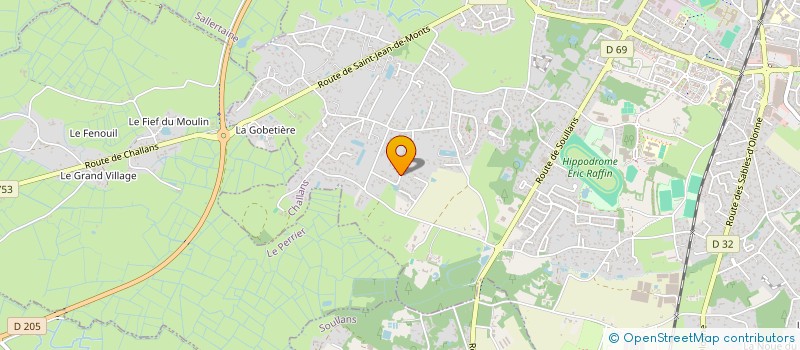 localisation de l'entreprise COLINA à CHALLANS