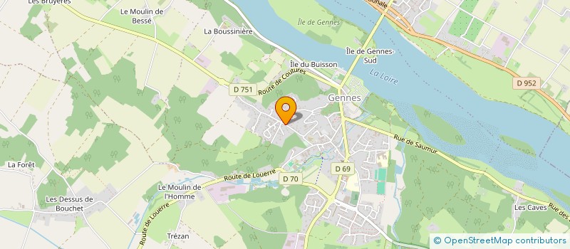 localisation de l'entreprise COLINA VERDE à GENNES-VAL-DE-LOIRE