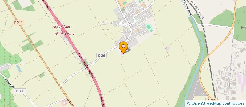 localisation de l'entreprise COLINART TERRASSEMENT CONSTRUCTION  COURCY