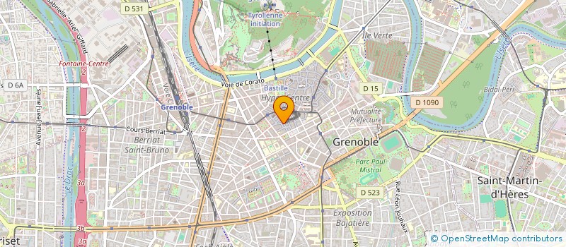 localisation de l'entreprise COLINE à GRENOBLE