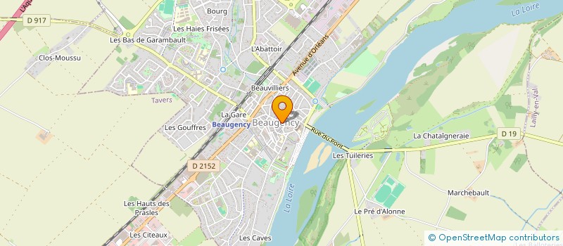 localisation de l'entreprise COLINE & CO  BEAUGENCY