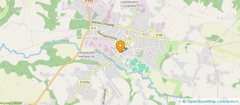 localisation de l'entreprise COLINE COIFFURE  HAGETMAU