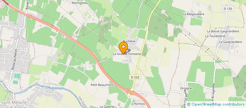 localisation de l'entreprise COLINE DU PETIT PAVE  LES GARENNES SUR LOIRE