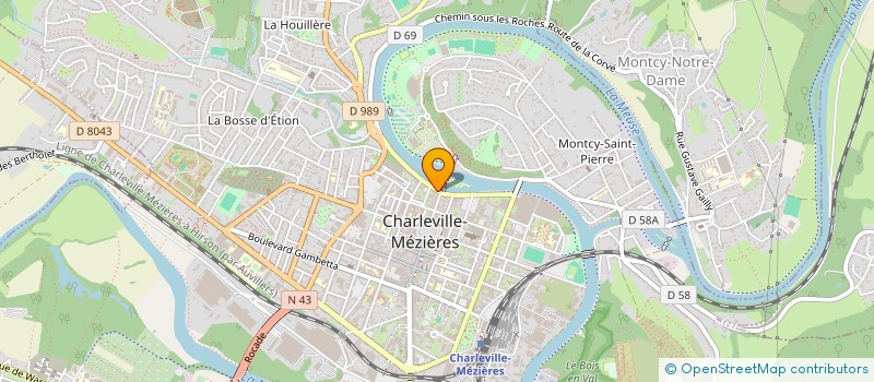 localisation de l'entreprise COLINE ET VALENTIN  CHARLEVILLE-MEZIERES