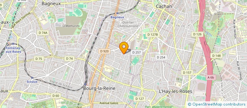 localisation de l'entreprise COLINEOPERA à BOURG-LA-REINE