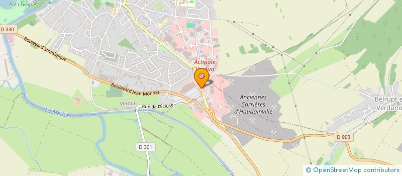 localisation de l'entreprise COLINET à HAUDAINVILLE