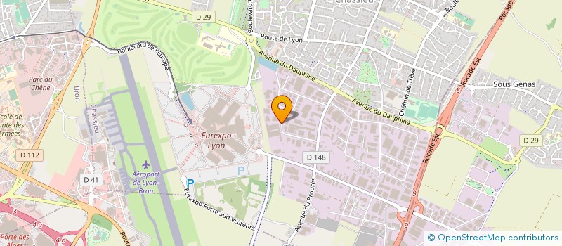 localisation de l'entreprise COLIPLIS-EXPRESS à CHASSIEU