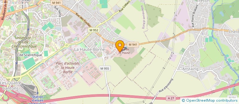 localisation de l'entreprise COLIPRO à VILLENEUVE-D'ASCQ