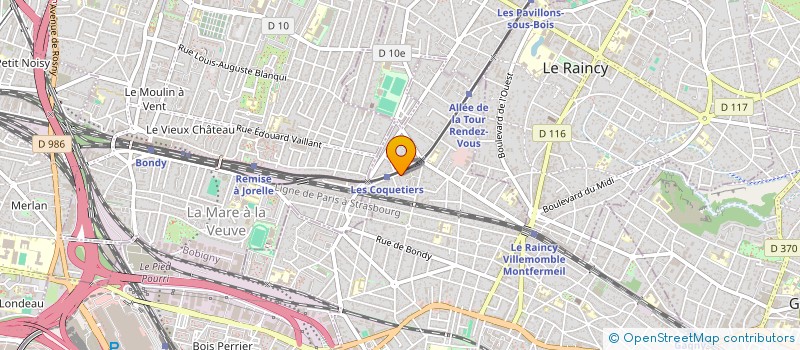 localisation de l'entreprise COLIPRO SERVICES  VILLEMOMBLE