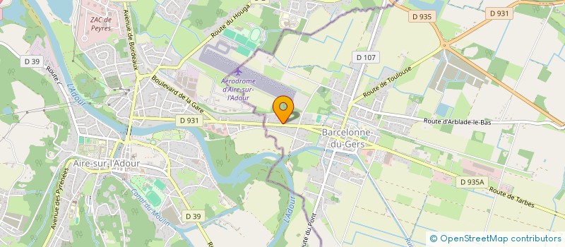 localisation de l'entreprise COLIQUETZAL  BARCELONNE-DU-GERS