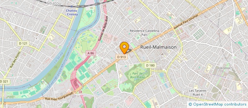 localisation de l'entreprise COLIRE à RUEIL-MALMAISON