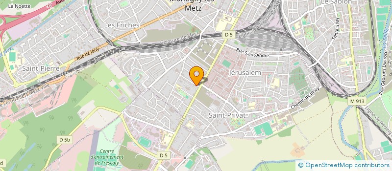 localisation de l'entreprise COLIS CHRONO SARL à MONTIGNY-LES-METZ