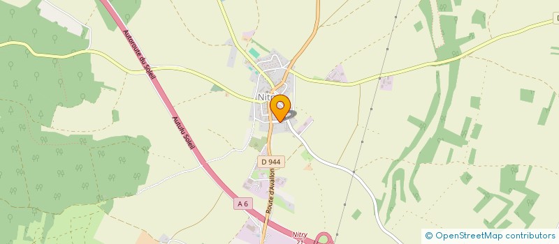 localisation de l'entreprise COLIS DE NOEL LA HALTE  NITRY