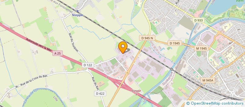 localisation de l'entreprise COLIS-DHAUTS  NIEPPE