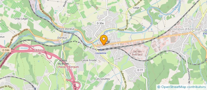 localisation de l'entreprise COLIS EXPRESS 236 à LOZANNE