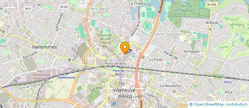 localisation de l'entreprise COLIS EXPRESS  VILLENEUVE-D'ASCQ