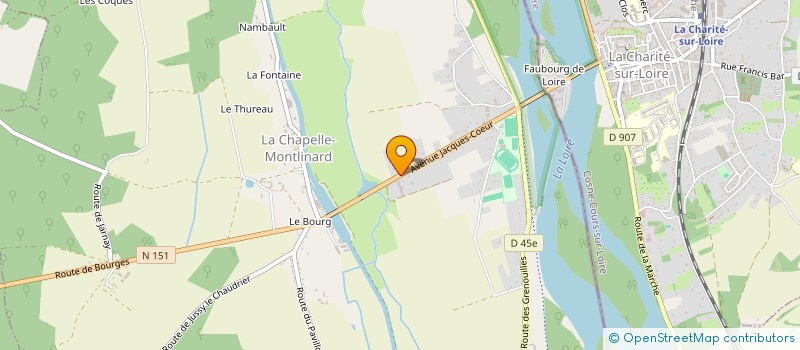 localisation de l'entreprise COLIS EXPRESS  LA CHAPELLE-MONTLINARD