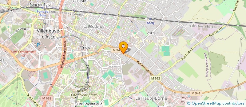 localisation de l'entreprise COLIS EXPRESS 59  VILLENEUVE-D'ASCQ