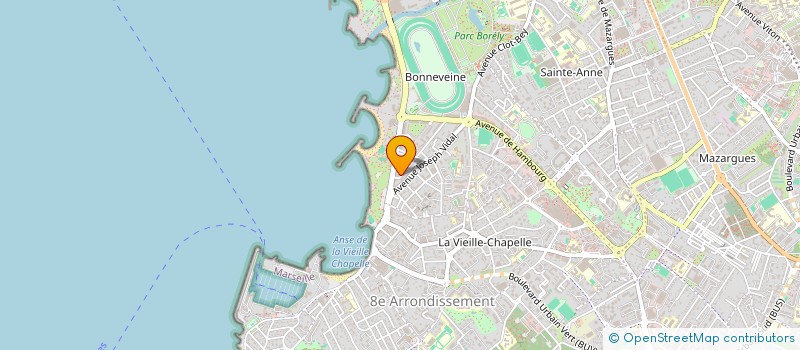 localisation de l'entreprise COLIS EXPRESS COURRIER à MARSEILLE