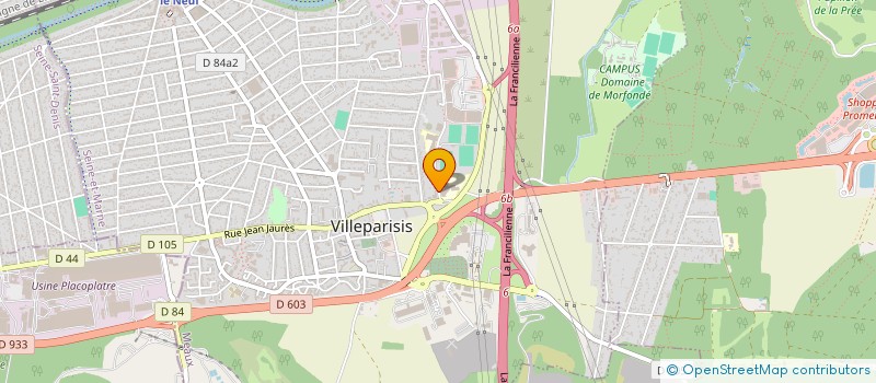 localisation de l'entreprise COLIS EXPRESS LB à VILLEPARISIS