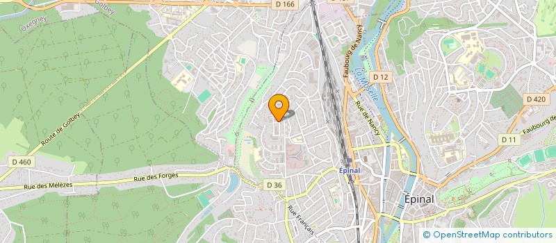 localisation de l'entreprise COLIS-FAST  EPINAL