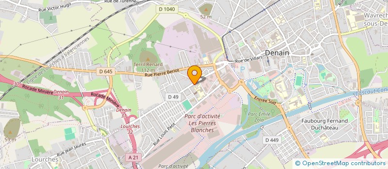 localisation de l'entreprise COLIS FETE COLLECTIVITES & COMITES ENTRE à DENAIN