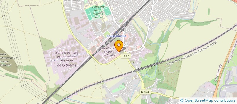 localisation de l'entreprise COLIS FIRST à GOUSSAINVILLE