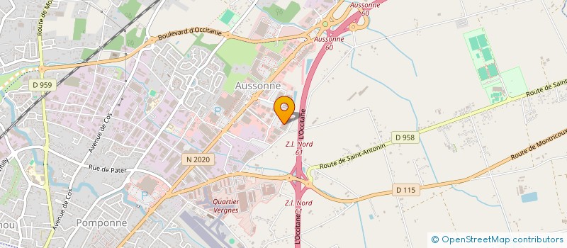 localisation de l'entreprise COLIS FLASH  MONTAUBAN