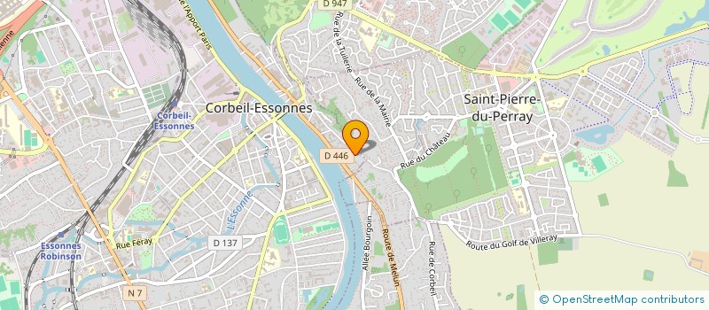 localisation de l'entreprise COLIS FLASH à CORBEIL-ESSONNES