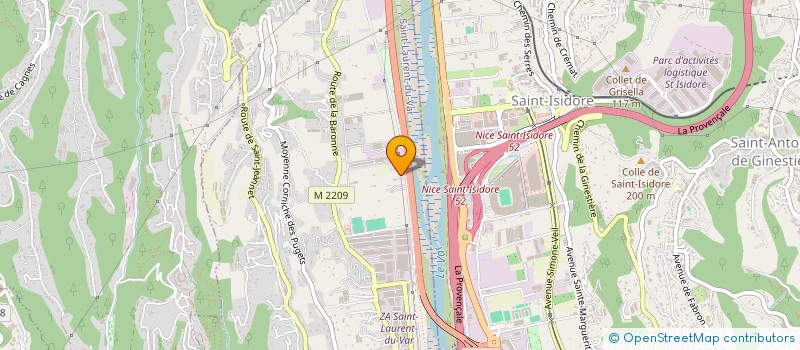 localisation de l'entreprise COLIS FLASH  SAINT-LAURENT-DU-VAR