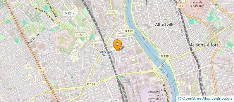 localisation de l'entreprise COLIS FLECHE à VITRY-SUR-SEINE