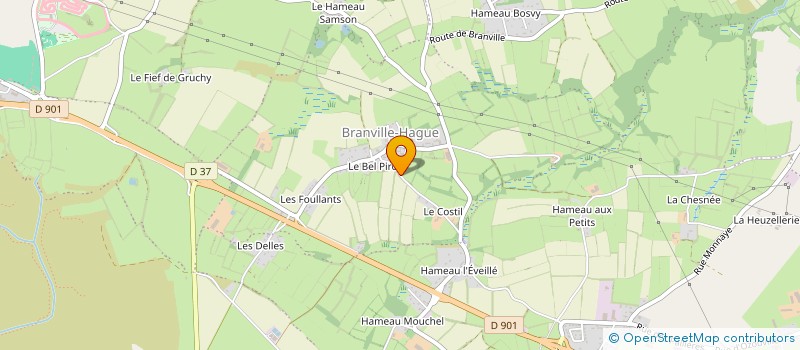 localisation de l'entreprise COLIS GAGNANTS  LA HAGUE