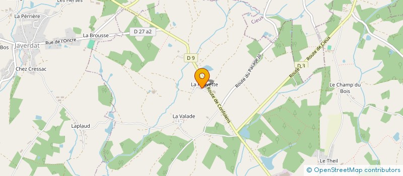 localisation de l'entreprise COLIS LIMOUSIN EXPRESS à ORADOUR-SUR-GLANE