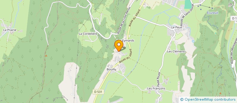 localisation de l'entreprise COLIS LIVRAISONS EXPRESS  LANS-EN-VERCORS