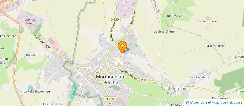 localisation de l'entreprise COLIS MORTAGNE EXPRESS à MORTAGNE-AU-PERCHE