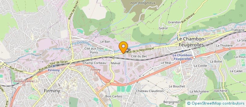 localisation de l'entreprise COLIS-NEC à LE CHAMBON-FEUGEROLLES
