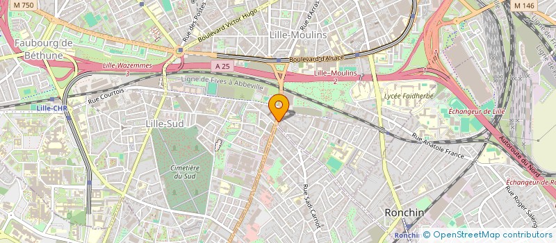 localisation de l'entreprise COLIS SPEED SERVICES à LILLE