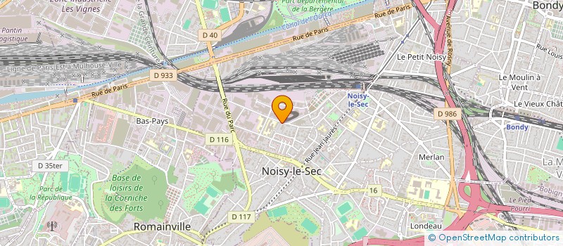 localisation de l'entreprise COLIS TIME à NOISY-LE-SEC