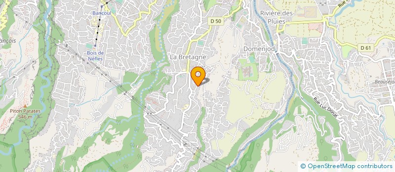 localisation de l'entreprise COLIS TRANSPORTS OI à SAINT-DENIS