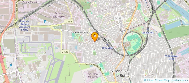 localisation de l'entreprise COLISBRIDGE  ORLY